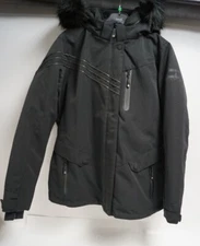 Womens Choko Adventurer Snowmobile Jacket Black Textured  XL 187121 CLEARANCE