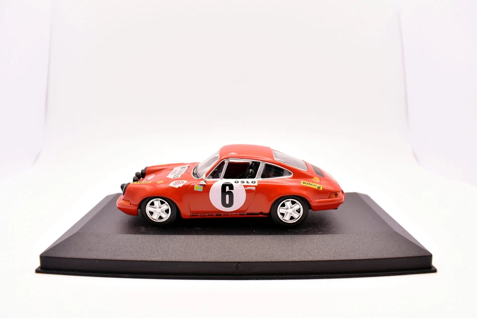 Modellino auto rally scala 1:43 Porsche 911 diecast modellismo statico asta - Immagine 2 di 4