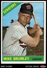 1966 Topps #29 Mike Brumley Senators 6 - EX/MT