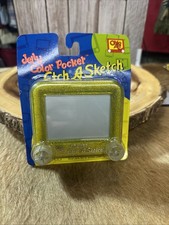 Vintage 2002 Ohio Art Jelly Color Pocket Etch A Sketch Glitter Yellow NOS Sealed