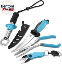 Fishing Tools Kit- Fishing Plier, Fish Lip Gripper, Multifunctional Fishing Hook