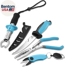 Fishing Tools Kit- Fishing Plier, Fish Lip Gripper, Multifunctional Fishing Hook