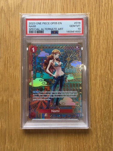 PSA 10 Nami OP01-016 SP Awakening of the New Era One Piece Card Game