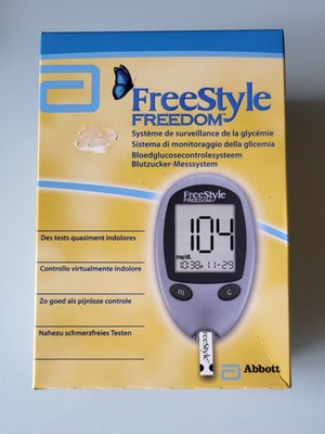 Abbott FreeStyle Freedom-Blutzuckermessgerät , Neuwertig 