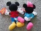 Mattel Mickey For Kids 7" Mickey and Minnie Mouse Beanbag Plush Vintage — photo 2