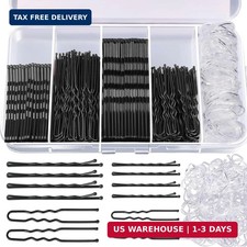 300pcs Hair Pins Bobby Pins Black, 100 Black Bobby Pins 2" 2.75"100 Hair Pins fo