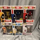 Funko Pop! Vinyl: Marvel Hot Topic Exclusive Figure Lot Deadpool Cable Carnage