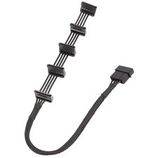 Practical 5 Port 4Pin IDE To 15Pin Power Cable Cord 18AWG Wire for Hard Drive