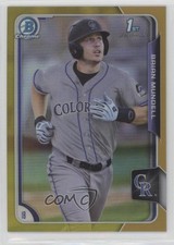 2015 Bowman Draft Chrome Gold Refractor 47/50 Brian Mundell #153 3k7