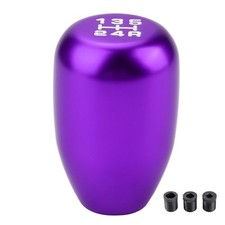 5 Speed Car Gear Shift Knob, Manual Gear Shift Knob Stick Head Shifter Purple