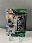 2025 Panini Prizm - Fractal Drake Maye #7 Green Cracked Ice Prizm