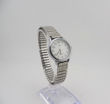Timex, Reloj Expansión Mujer Silvertone, Indiglo, 30 Metros WR, Estuche 25mm
