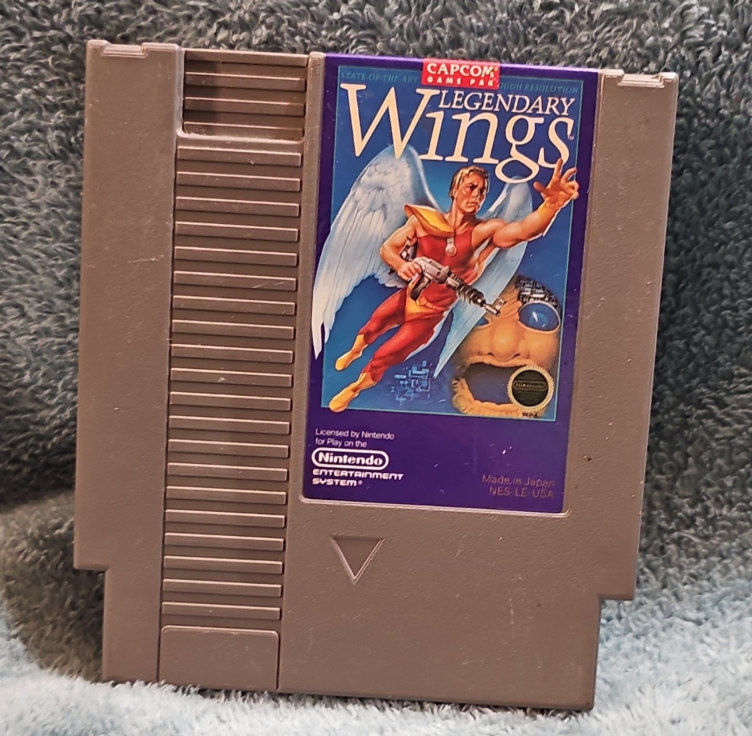 Legendary Wings Nintendo Entertainment System NES Game Cartridge Capcom