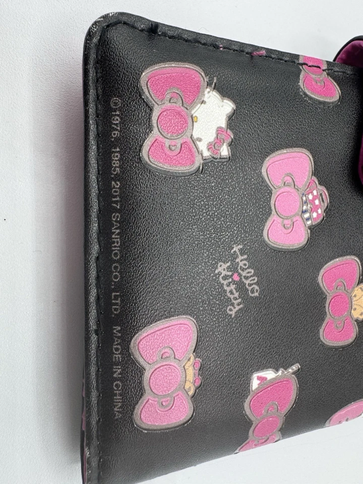 Hello Kitty Wallet Phone Case with Card Slots Pocket & Adhesive to hold Phone - Image 3 of 4