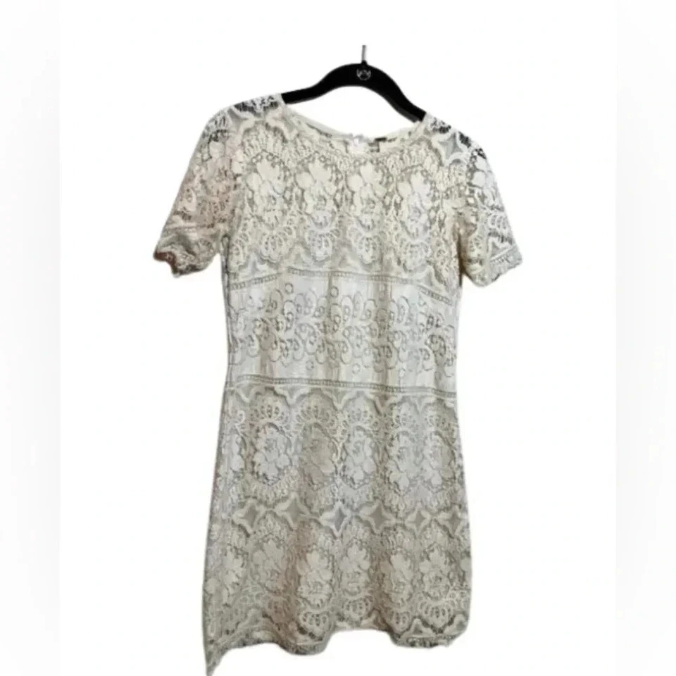 Free People Ivory Lace Dress - Photo 1/1