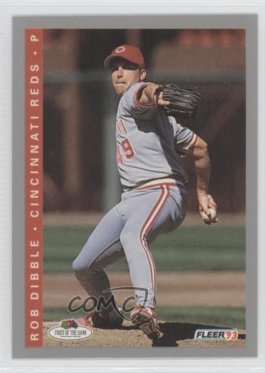 1993 Fleer Fruit of the Loom All-Stars Rob Dibble #16 fm0
