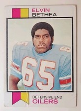 1973 Topps Football Card 325 Elvin Bethea Houston Oilers 
