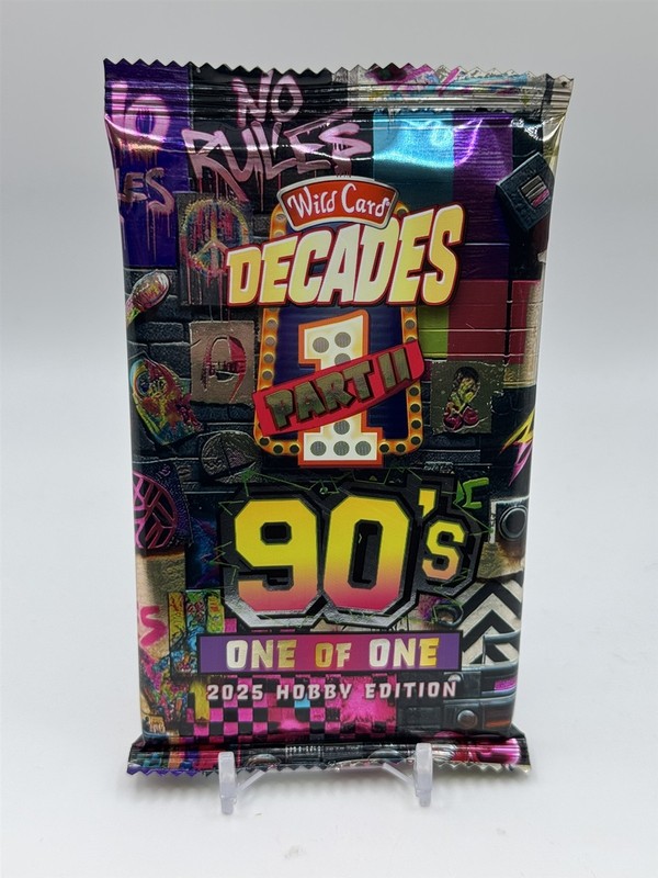 2025 Wild Card Decades Part II 90's 1/1 One of One Pack