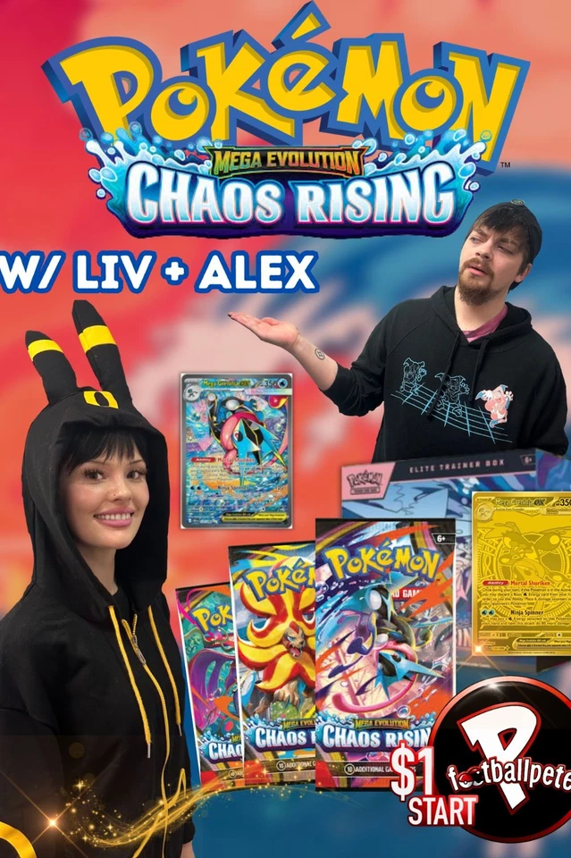 💫CHAOS RISING ETB DROPS + TCG RIPS!💫W/LIV + ALEX