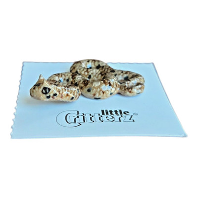 LITTLE CRITTERZ Snake Sidewinder ''Mojave'' Miniature Figurine New FREE SHIP LC305
