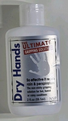 DRY HANDS 2 Fl oz. Sport Grip Powder for Multi Sports