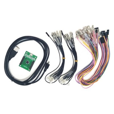 Arcade Encoder to USB Controller 187  Wiring 2 Players DIY Kit For Mame PC PS3 D