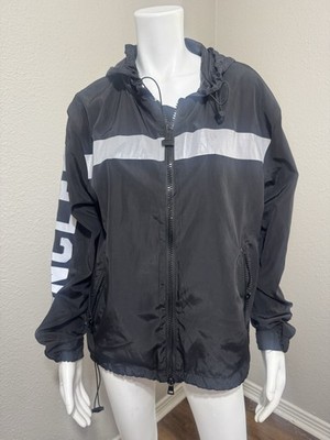 moncler x off white Reflective Jacket Windbreaker Womens 2 Medium