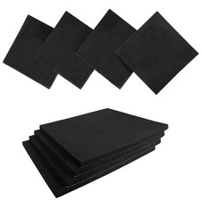 8 Pcs Black Adhesive Foam Pads Closed Cell Foam Sheets 1/8" Thick X 6" X 6" |...