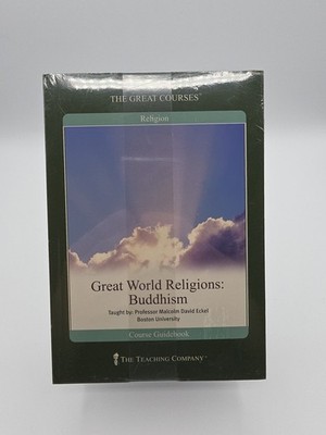 Great Courses Great Religions Buddhism 2 DVD & Coursebook NEW SEALED FREE S/H