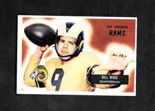 1955 BOWMAN #78 BILL WADE - BORDERLINE MINT - 4.99 MAX SHIP COST