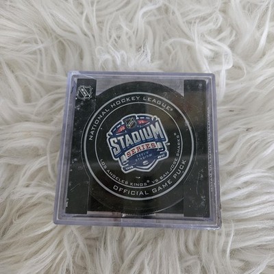 2014 Stadium Series Los Angeles NHL Official Game Puck Kings Vs Sharks New