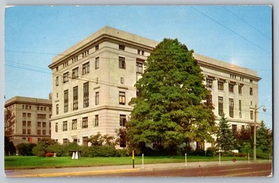 Postcard - Genesee County Court House And Jail, Flint, Michigan