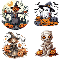 Halloween Fensteraufkleber Skelett KüRbis Fledermaus Geist Hexe Pvc