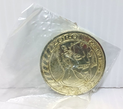 One Piece Pirate Roronoa ZORO Coin Medal Very Rare Color Gold Collectibles