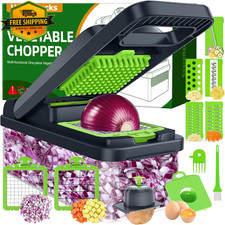 Vegetable Chopper 12 in 1 Multi Kitchen Dicer Slicer Cutter Grater Tool