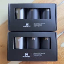 New Lot Of 2 Sets Stanley Lifted Spirits Collection Prismatic  Glass & Shaker