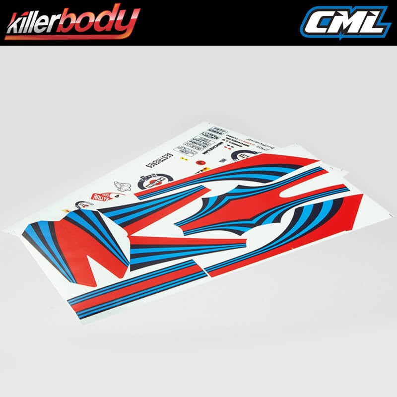 Killerbody Decal Sheet (Lancia Delta Hf Integrale) KB48291