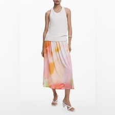 Desigual Halter Neck Max Dress Pastel Light Beige Medium