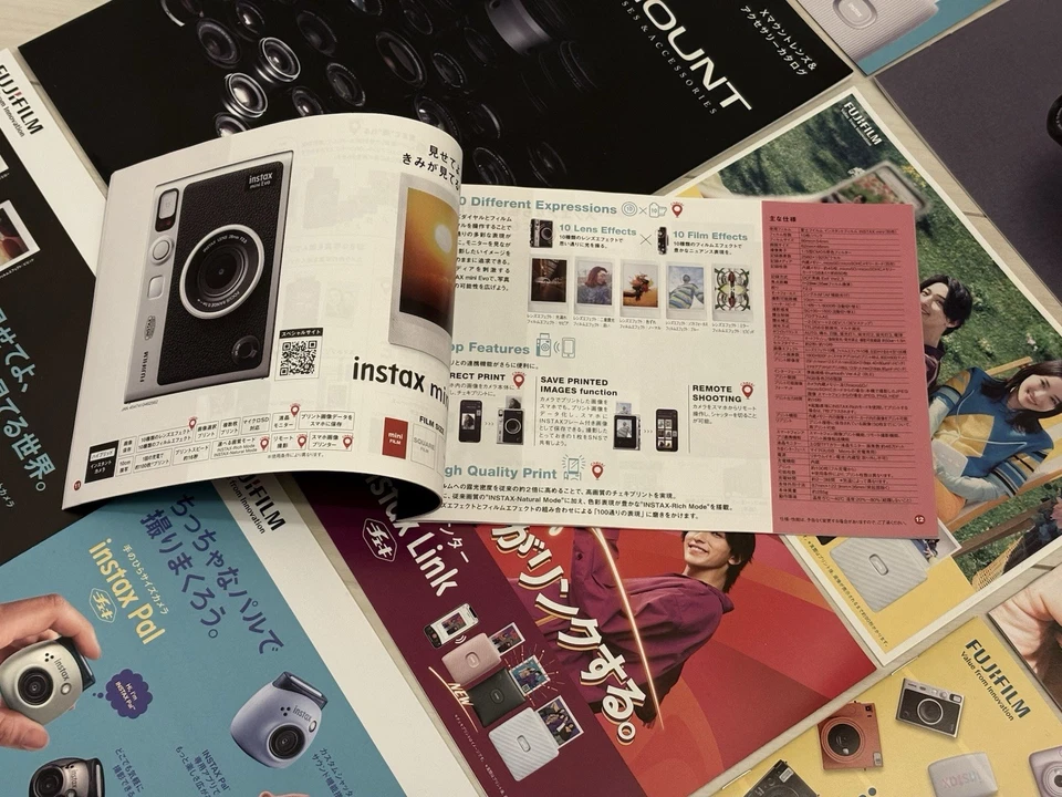 FUJIFILM Japanese Camera Catalog Lot Instax X-T50 X-Mount X-M5 Evo Link Japan - Image 4 of 4