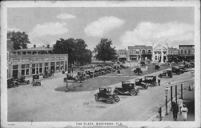 1917 The Plaza Marianna Florida FL Vintage Classic Town Poster Photo 24x36