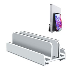 Aluminum Vertical Laptop Stand Holder for Desk with MacBook , MacBook Air, De...
