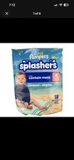 Pampers Splashers Swim Diapers Size 4 toddler baby 11 count BRAND NEW