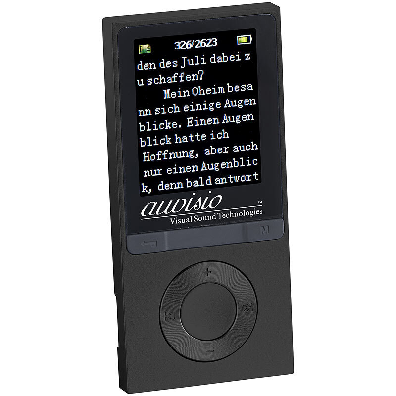 Thumbnail - Auvisio Mp3-player V3 Mit Ukw-radio & E-book-reader, Microsd,
