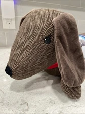 DOG 35” Door Draft Guard Wind Stopper HUMANE SOCIETY Dachshund Weighted 3lb NEW