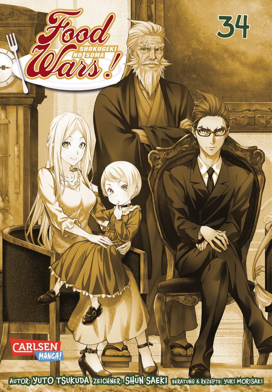 Thumbnail - Yuki Morisaki / Food Wars - Shokugeki No Soma 34 / 9783551779786