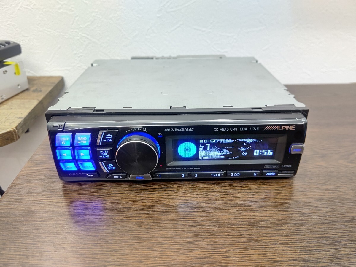 ALPINE 1DIN カーオーディオ アルパイン CDA-117Ji ALPINE CDA-117Ji