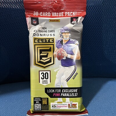 2024 Donruss ELITE NFL FOOTBALL FAT PACK  FACTORY Sealed In Hand New! 