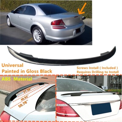 Dodge Stratus Rear Spoiler Fit For 2003-2006 Dodge Stratus Trunk Spoiler Wing Gloss Black 51 ...