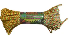 Paracord Atwood Rope Parachute Cord  Zombie 100 FT  Green Neon Orange Black NEW