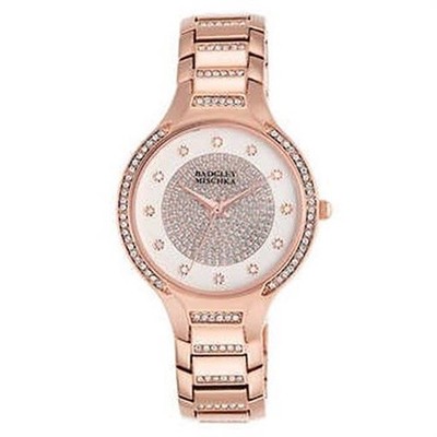 NEW $175 Badgley Mischka Swarovski Crystal Accented Rose 